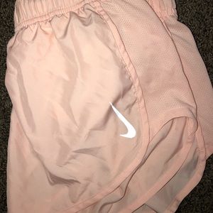 light pink nike dry fit shorts